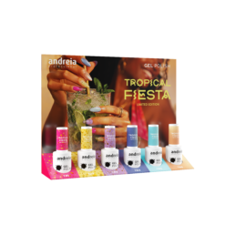 Andreia Professional Gel Polish - Tropical Fiesta Limited Collection - Set of 6 Colours + Free Mini Stand - Image 3