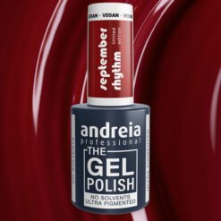 Andreia Professional - The Gel Polish - Solvent Free Gel - September Rhythm Ltd Collection - SR1 Cherry Red - 10.5ml - Image 3