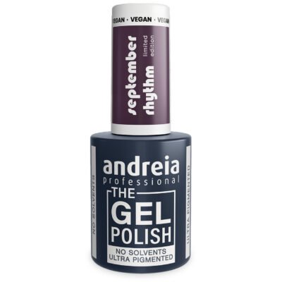 Andreia Professional - The Gel Polish - Solvent Free Gel - September Rhythm Ltd Collection - Colour SR2 Plum - 10.5ml