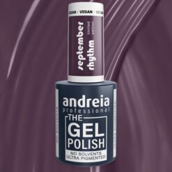 Andreia Professional - The Gel Polish - Solvent Free Gel - September Rhythm Ltd Collection - Colour SR2 Plum - 10.5ml - Image 3