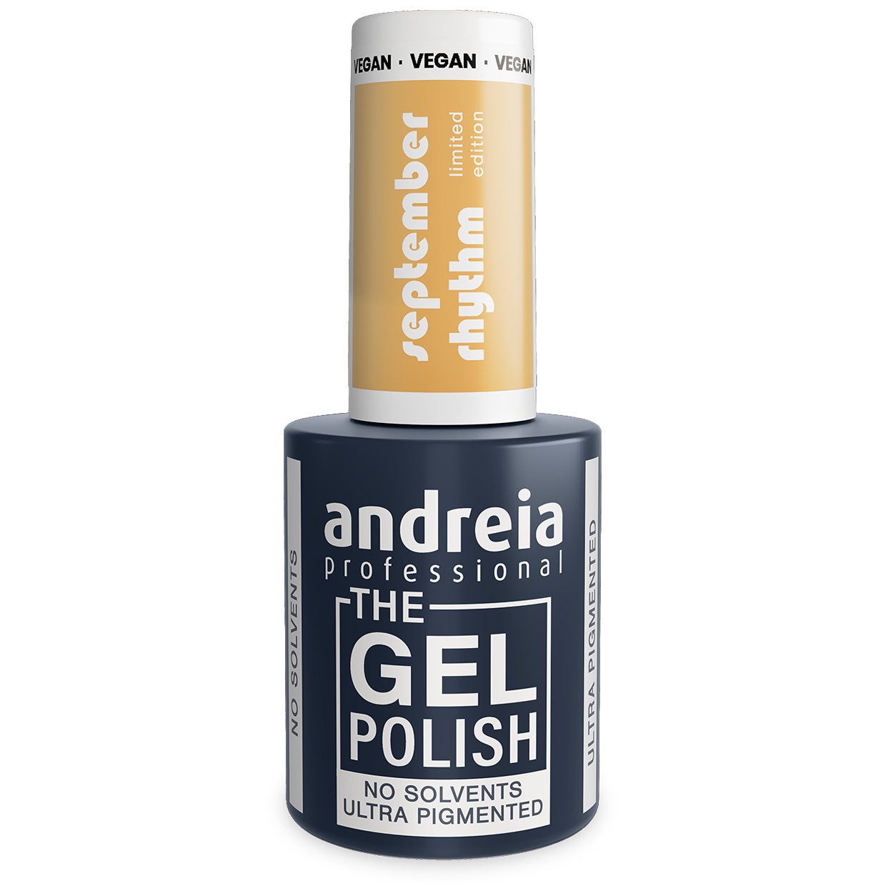 Andreia Professional - The Gel Polish - Solvent Free Gel - September Rhythm Ltd Collection - Colour SR4 Butter Yellow - 10.5ml