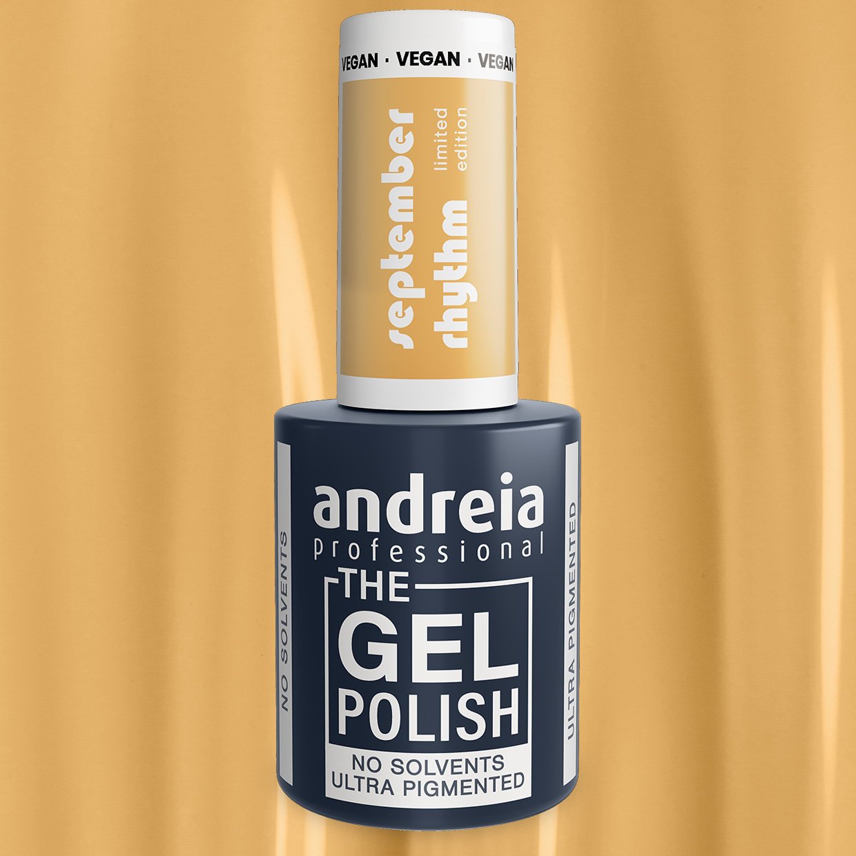Andreia Professional - The Gel Polish - Solvent Free Gel - September Rhythm Ltd Collection - Colour SR4 Butter Yellow - 10.5ml - Image 3