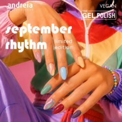 Andreia Professional - The Gel Polish - Solvent Free Gel - September Rhythm Ltd Collection - All 6 Colours + Free Mini Tabletop display - Image 2