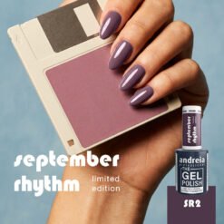 Andreia Professional - The Gel Polish - Solvent Free Gel - September Rhythm Ltd Collection - Colour SR2 Plum - 10.5ml - Image 2