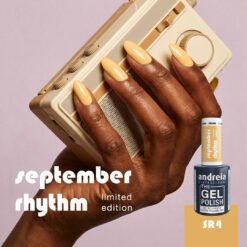 Andreia Professional - The Gel Polish - Solvent Free Gel - September Rhythm Ltd Collection - Colour SR4 Butter Yellow - 10.5ml - Image 2