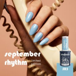 Andreia Professional - The Gel Polish - Solvent Free Gel - September Rhythm Ltd Collection - Colour SR5 Sky Blue - 10.5ml - Image 2